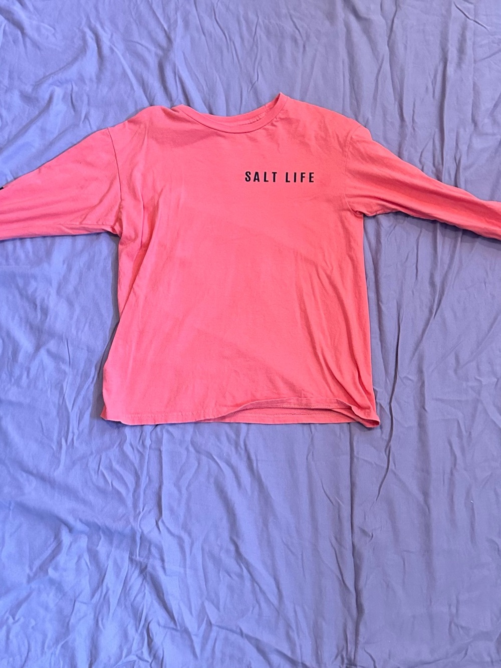 Salt Life Coral-Orange Long Sleeve Shirt
